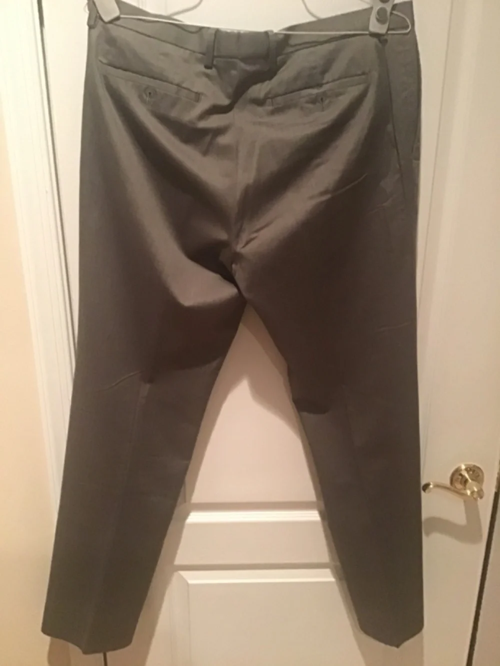 Banana Republic light olive/grey herringbone chinos 35 x 34